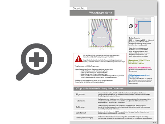 Product Bild whiteboardplatte_in_feuer-form_konturgefr__st___einseitig_4_0-farbig_bedruckt